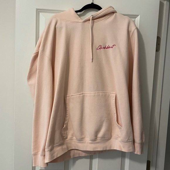 Pink Clickbait sweatshirt - Picture 1 of 3